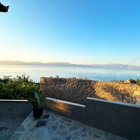 Fteri Stone House In Platanos, Akrata Apartment Bagian luar foto